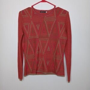 Sol Alpaca Women's Baby Alpaca Sweater Pullover Size Small Multicolor PERÚ